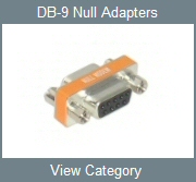 DB-9 Null Adapters