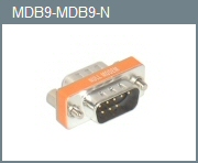 DB-9 M/M Mini Null Modem Adapter